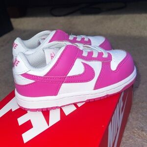 Nike Kids Shoes Pink and White